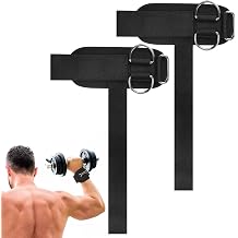 2PCS Weight Lifting Straps,Lifting Wrist Straps,Weight Straps,With D-Rings,Wrist Wraps for Weightlifting,for Men and Women for Cable Machines,Deadlifts,Snatches,Pull-Ups