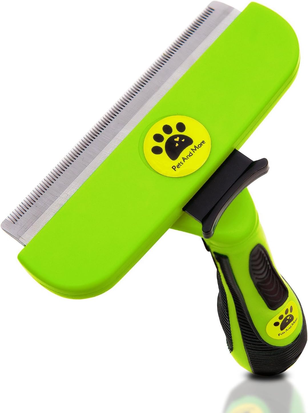 Pet Grooming Deshedding Tool for Large/Medium Dog and Cat,Stainless Steel, Fur Release Button The Best Deshedder Brush Guranteed…