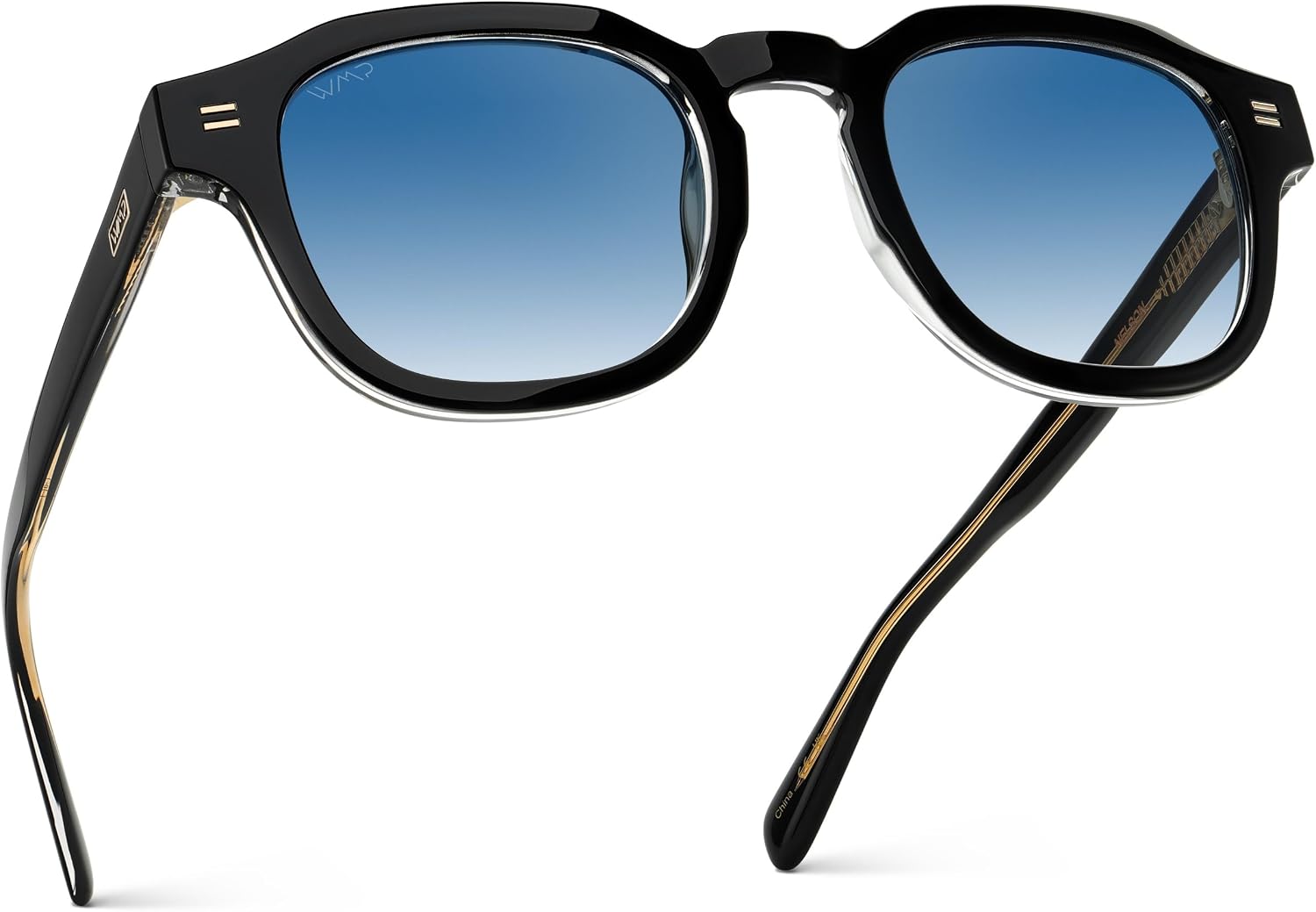 WearMe Pro Nelson Men's Retro Geometric Polarized Sunglasses, UV Protection