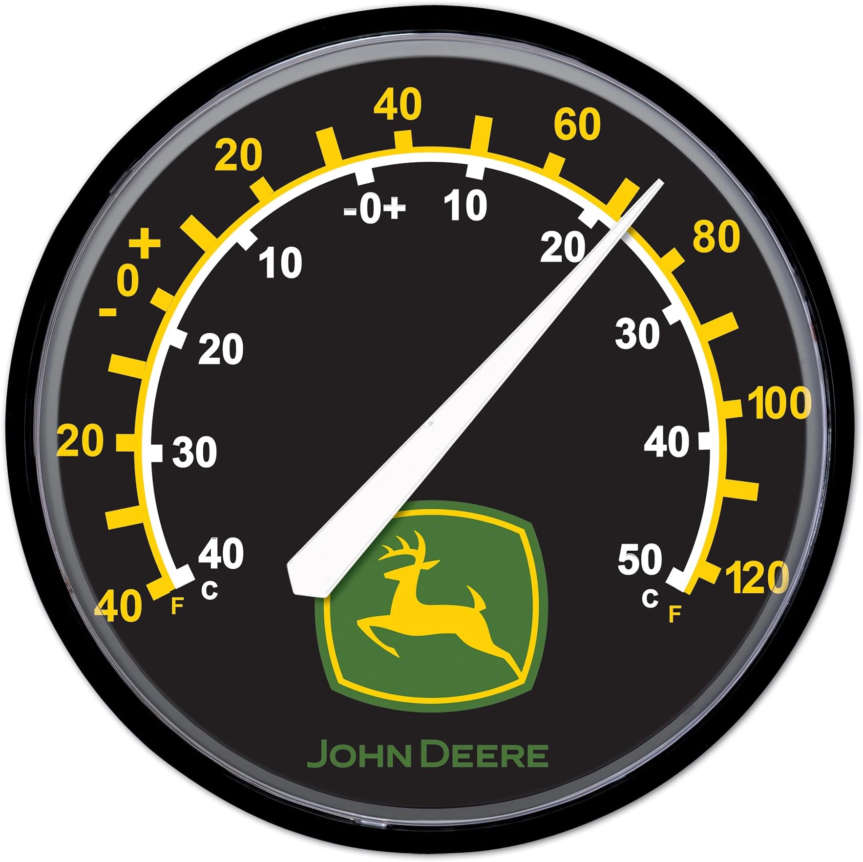 WinCraft John Deere Thermometer Trademark Black