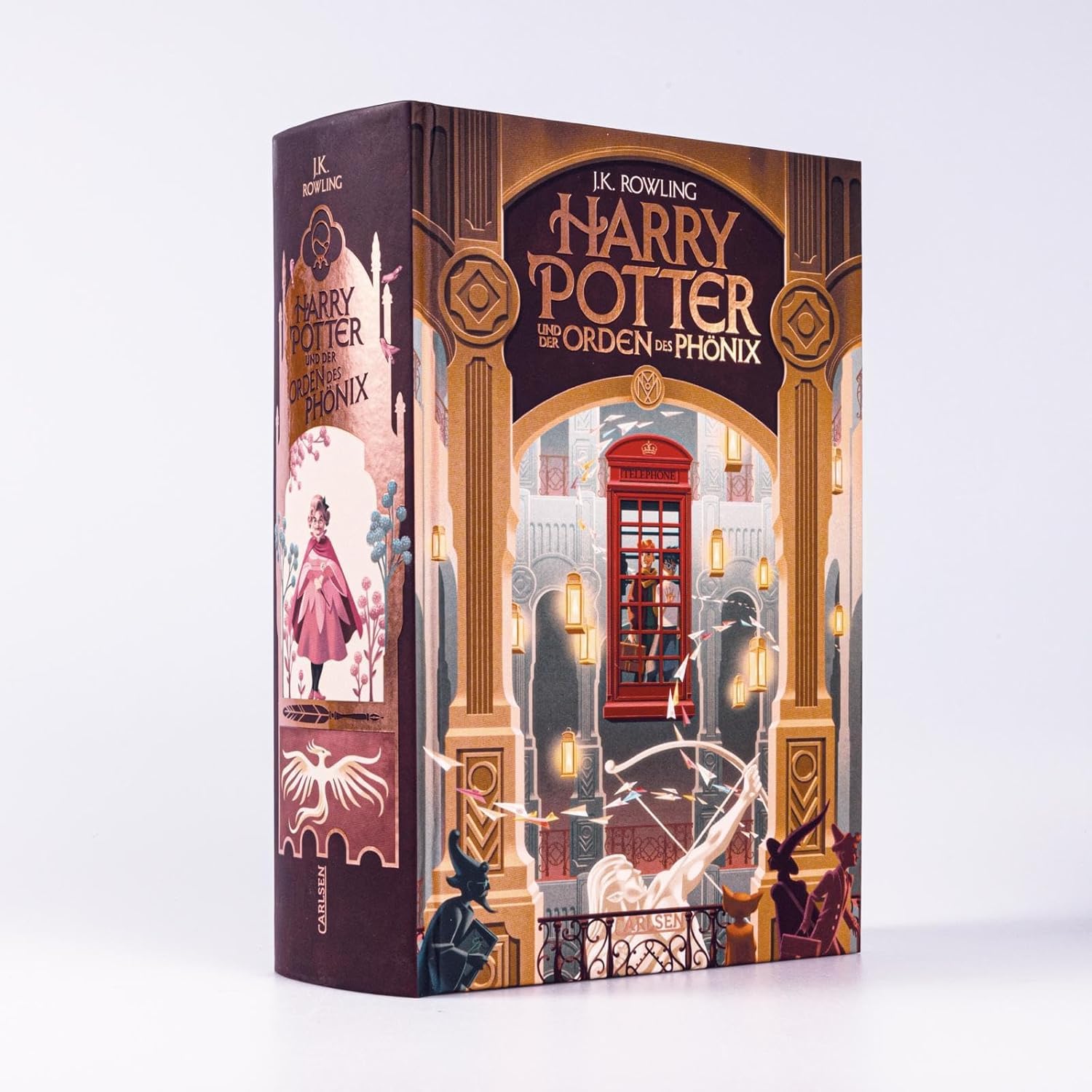 Harry Potter i Zakon Feniksa (5. tom w twardej oprawie) + 1 x oryginalny guzik Harry Potter