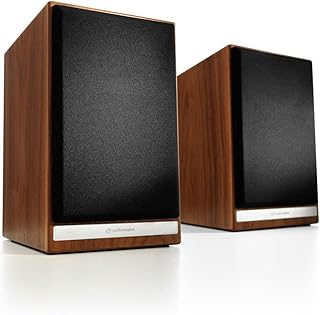 Audioengine HDP6 Passive Speakers Bookshelf Speakers Pair | Home Stereo High-Powered 2-Way Desktop Speakers | AV Receiver or Integrated Amplifier Required (Walnut)