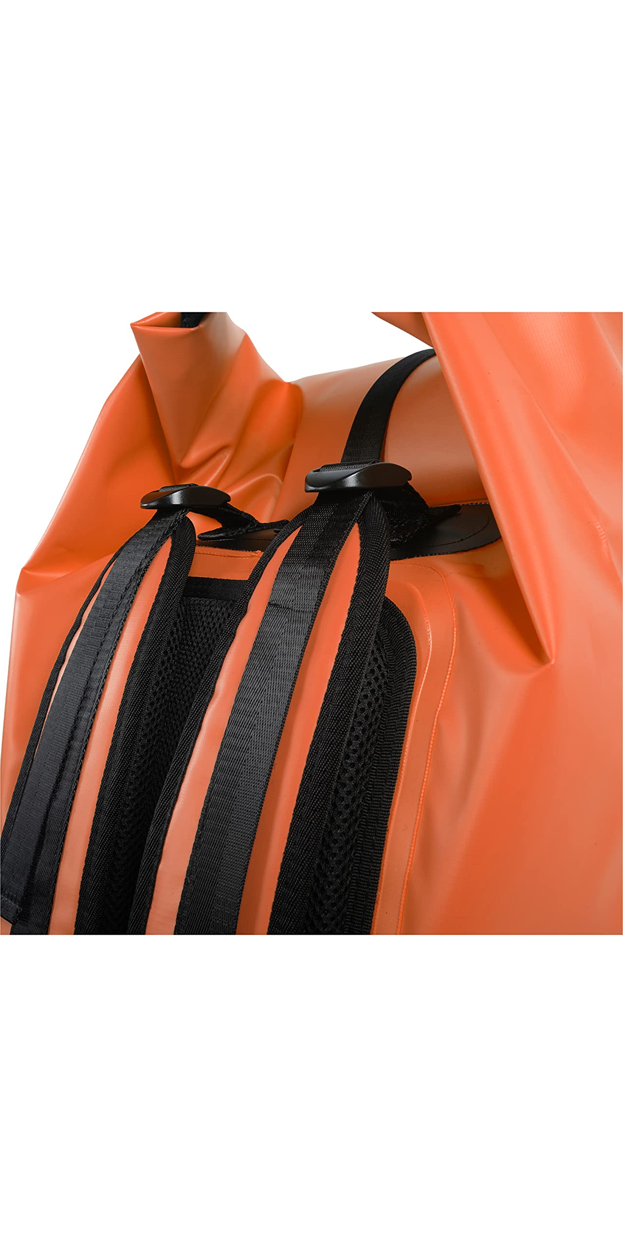 GUL 40L 40 Liter Fassungsvermögen Dry Rucksack Rucksack Tasche - Schwarz Orange - Wasserdicht Sprühfest - Unisex