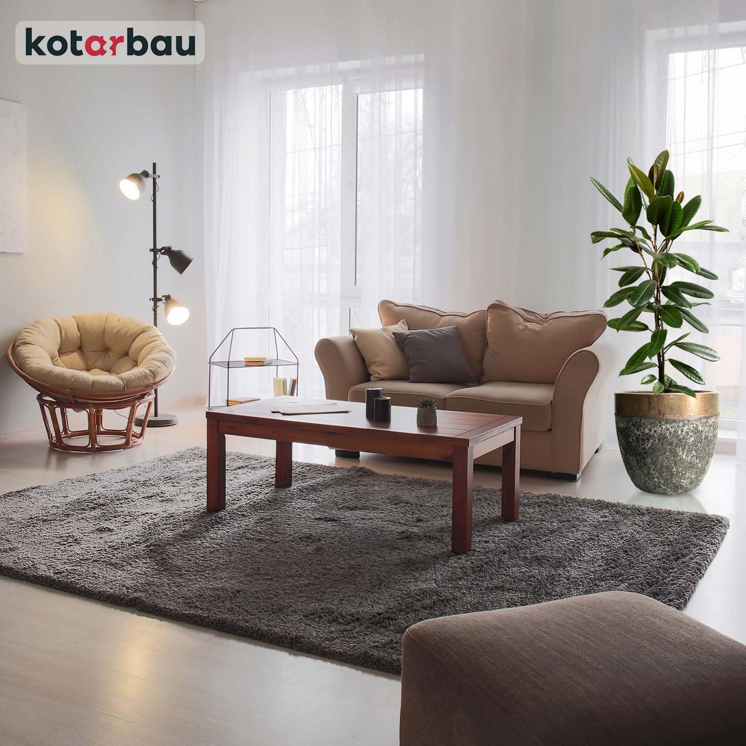 KOTARBAU® Vaso da fiori, altezza 41 cm ⌀ 46 cm, vaso per piante in ceramica dorato, vaso per fiori resistente al gelo, vasi per piante per esterno, vaso da fiori per interni ed esterni, vaso per