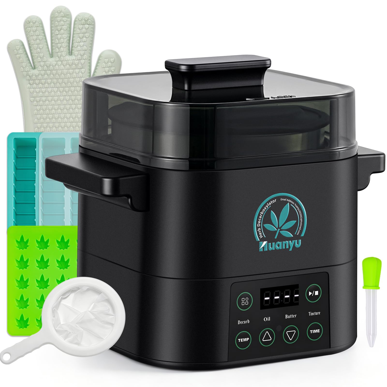 Huanyu 1L 2-in-1 Decarboxylator & Oil Infuser Machine