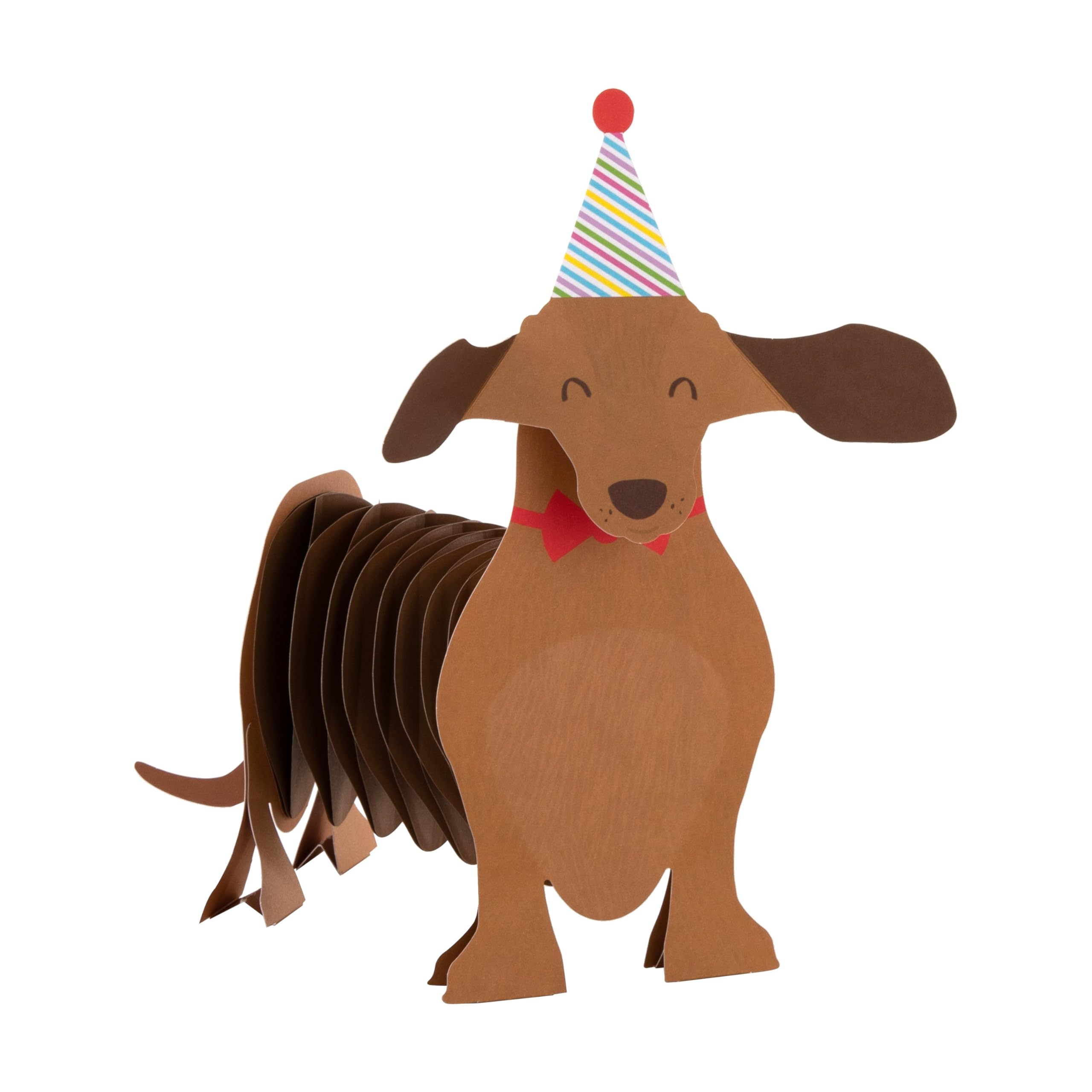 Hallmark 3D & Pop Up Birthday Card, Cute Sausage Dog Design, Birthday Wishes, Colourful