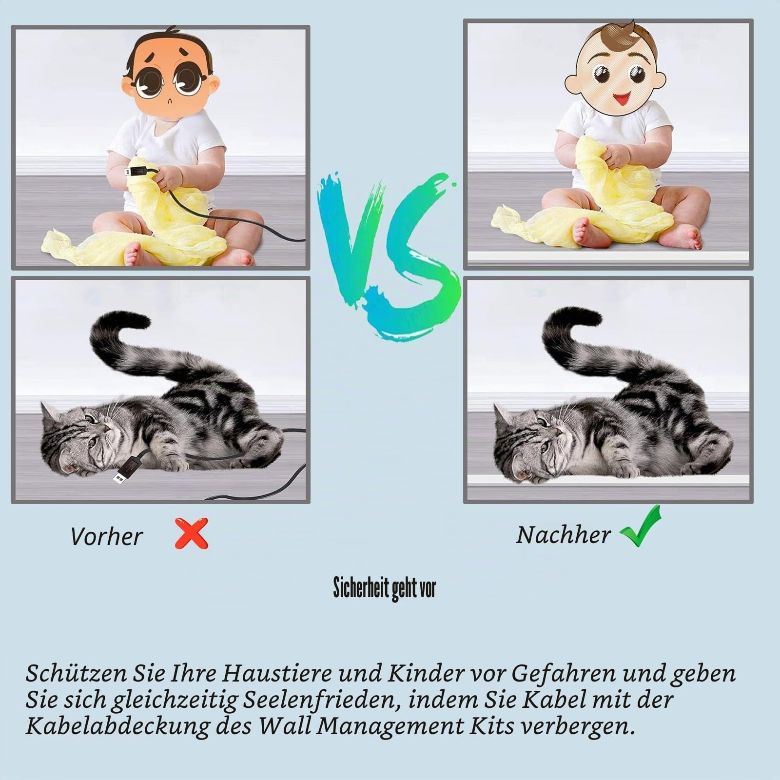Kabelkanäle Porenfreie Dreieckige Wandkabelabdeckung Zum Verstecken Von TV-Kabeln, Kabelkanäle Mit Selbstklebendem Band, Aluminium-Kabelverschlüsse Für Haus- Und Büroverkabelung ( Color : White , Size
