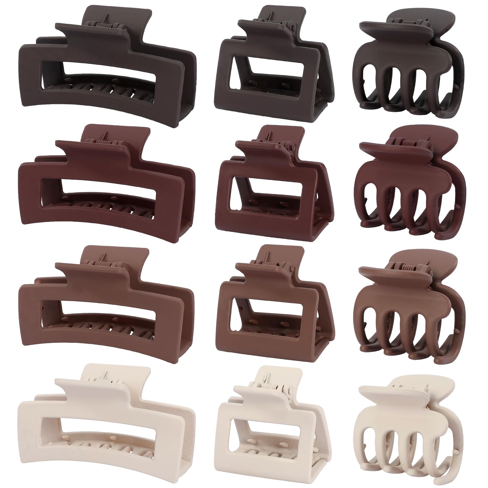Cute Claw Clips for Women - 12 Pack -17