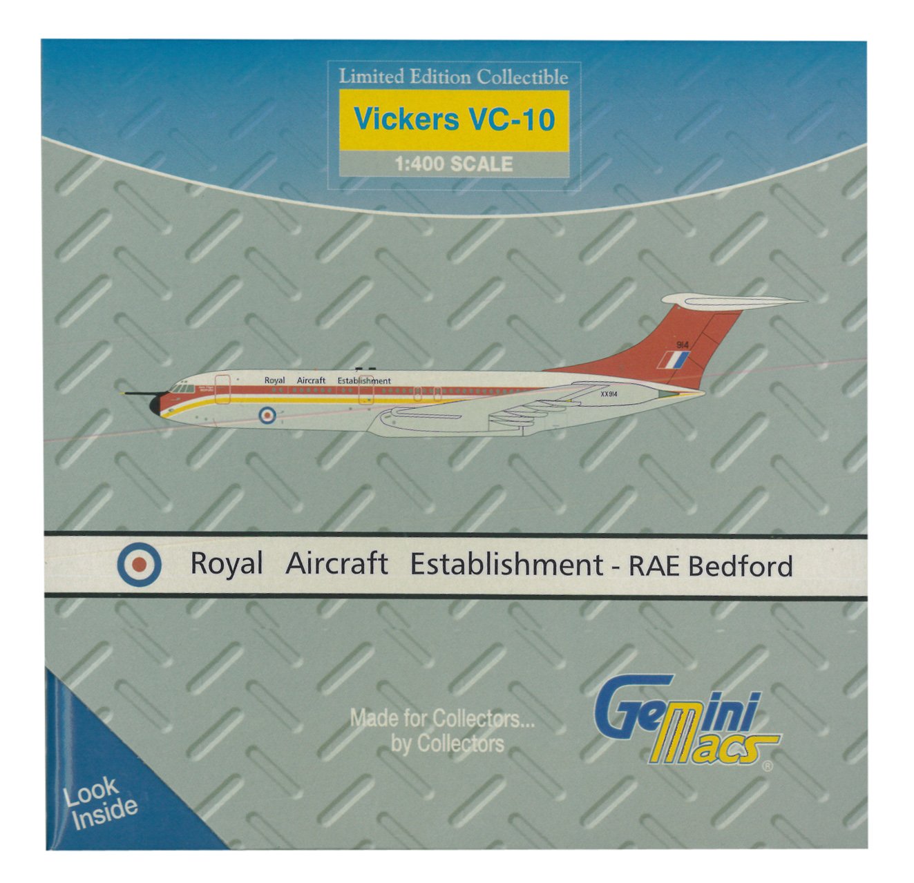 GeminiJets GeminiMacs VC-10 Standard Royal Aircraft Establishment (1:400 Scale)