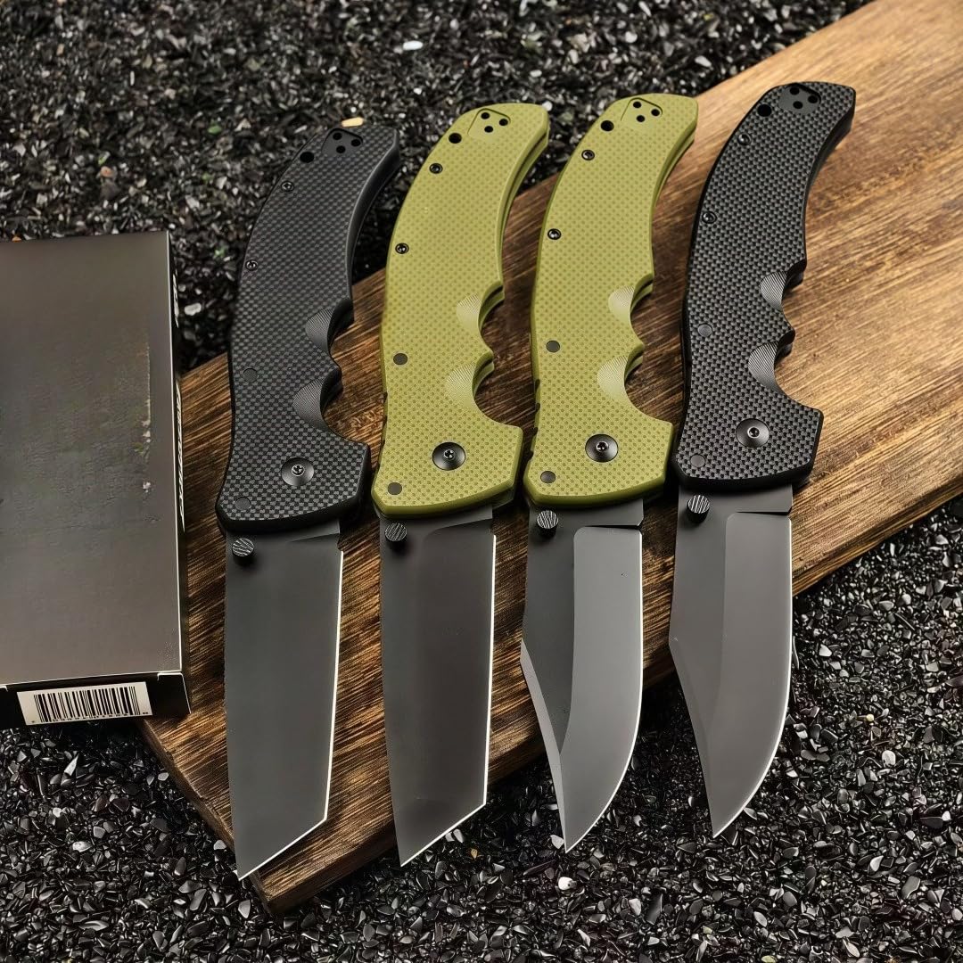 Generisch Klappmesser mit S35VN-Stahl und G10-Griff,Grün - Spitze