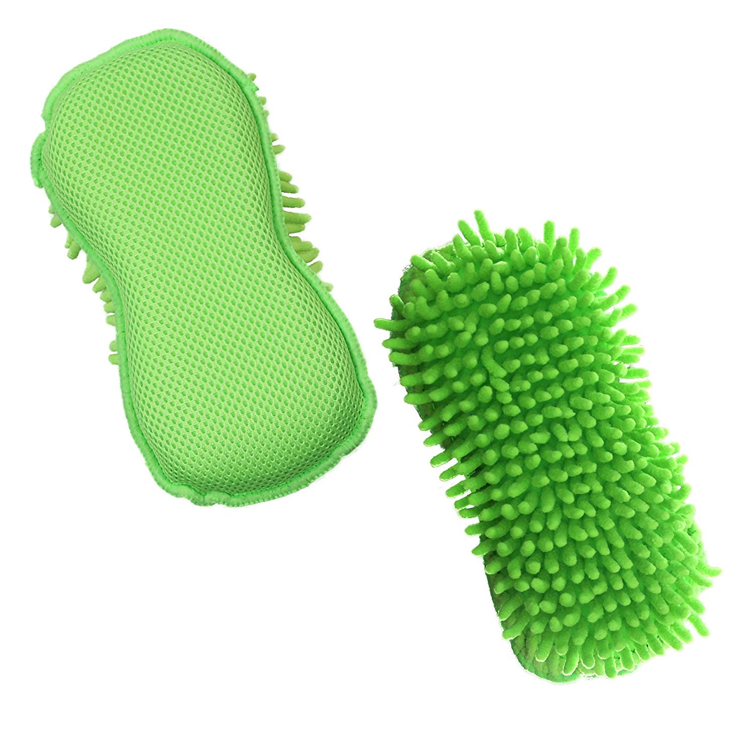 Éponge en mousse microfibre pour pare-brise et phares face à la crasse de la route