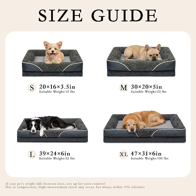 Cama Ortopédica para Perro Pequeño con Espuma Viscoelástica y Lavable miniatura 7