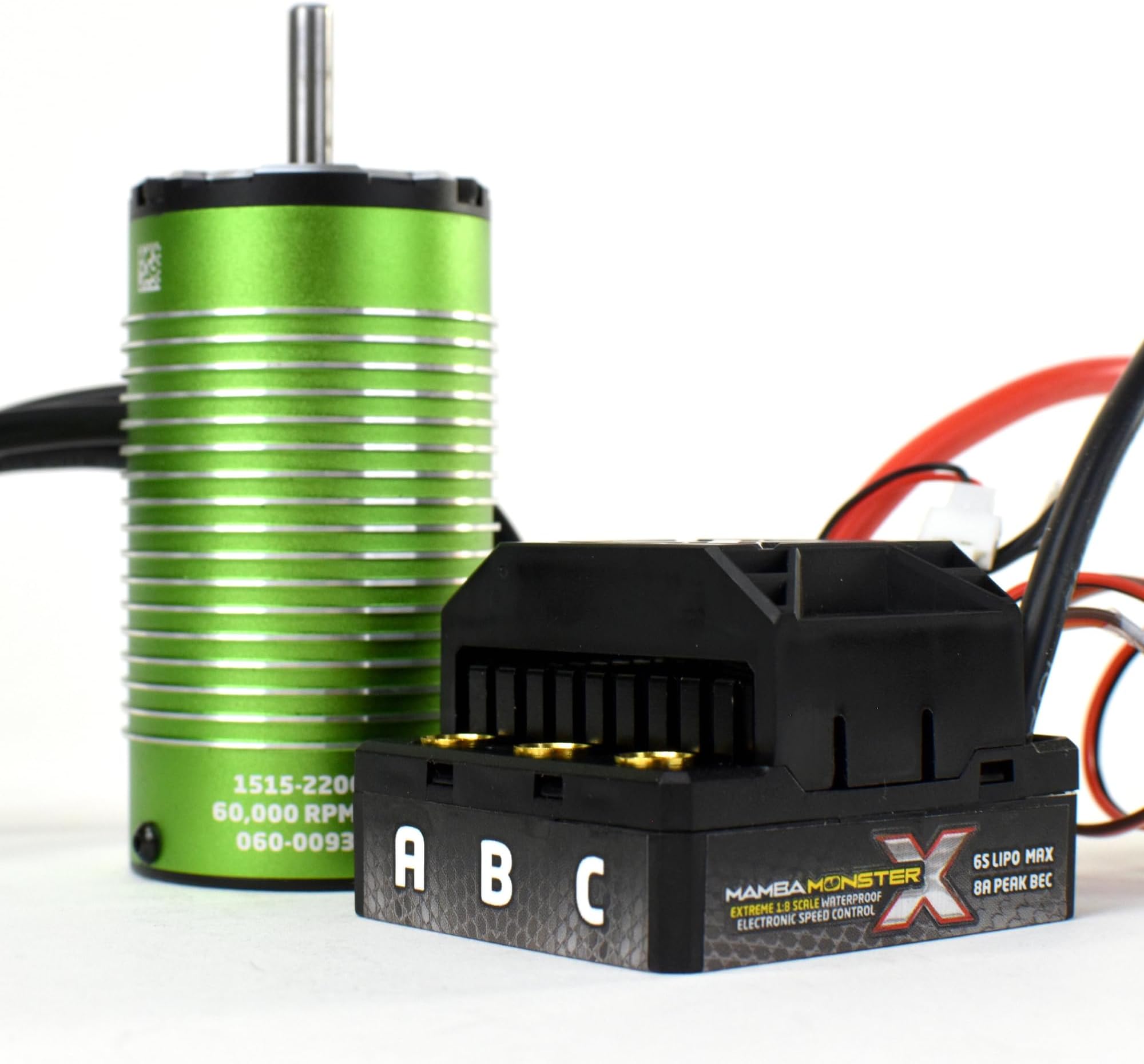 Castle Creations ' Mamba Monster X 25.2V ESC / 1515-2200Kv V2 Motor CSE010014506 Electric Motors & Accessories'