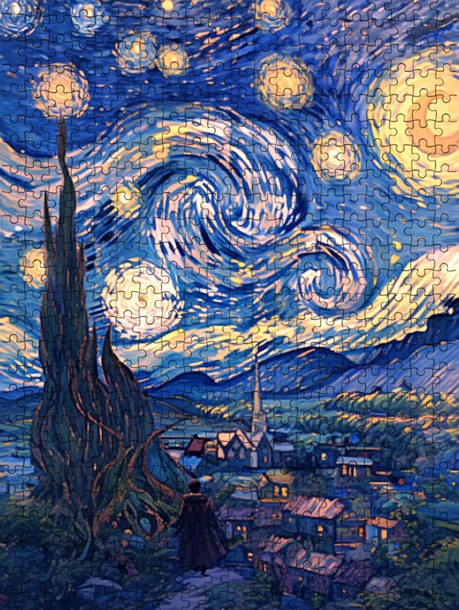 Il Vortice Stellare Puzzle 2000 Pezzi, 3D Puzzle per Adulti Impegnativo, Educa Puzzles Artistico, Divertente E Stimolante Puzzles Decorativo per La Famiglia, Regalo e Decorazione Pareti FNKL6-1053