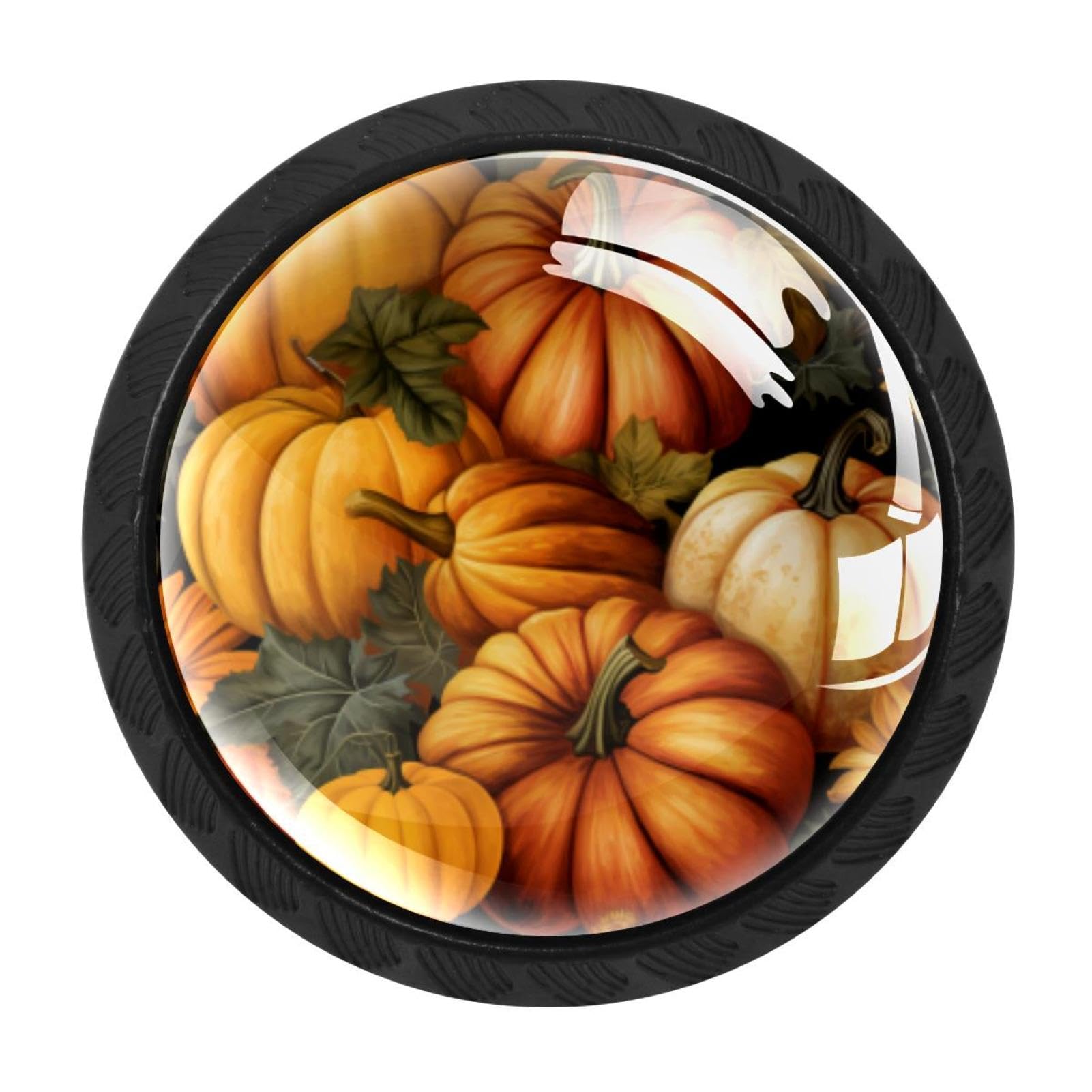 CHENZZZZ 4 Pack Thanksgiving Kitchen Cabinet Knobs Drawer Knobs Door Dresser Handles for Personalized Gifts Great for Any Occasion