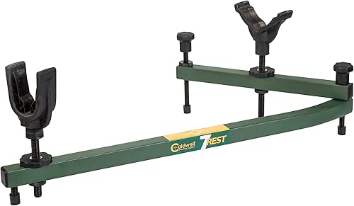 Caldwell 7 restos, ajustable, ambidiestro, ajustable, para rifle, escopeta de tiro para rango, observación, estabilidad de disparo