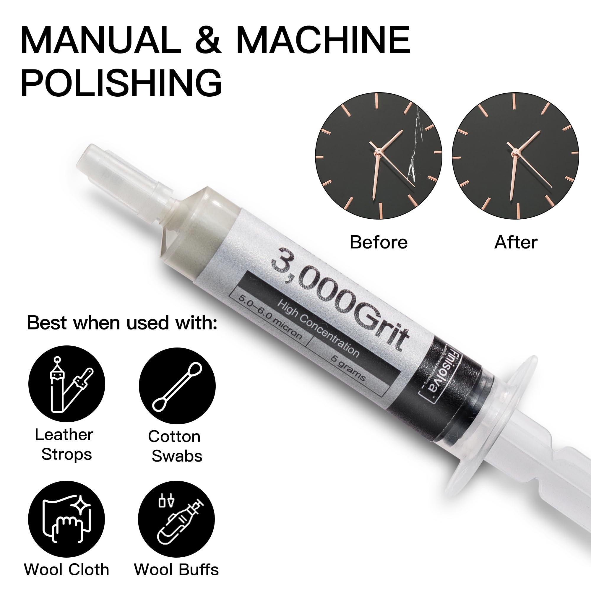 Diamond Polishing Kit - 8 Grits, Premium Shine -5