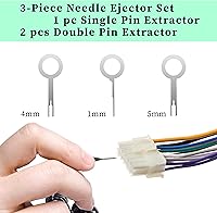 Vista 4 de Kit de herramientas de extracción de terminales de 41 piezas, herramienta de desenganche de pines, herramienta de extracción de pines, kit