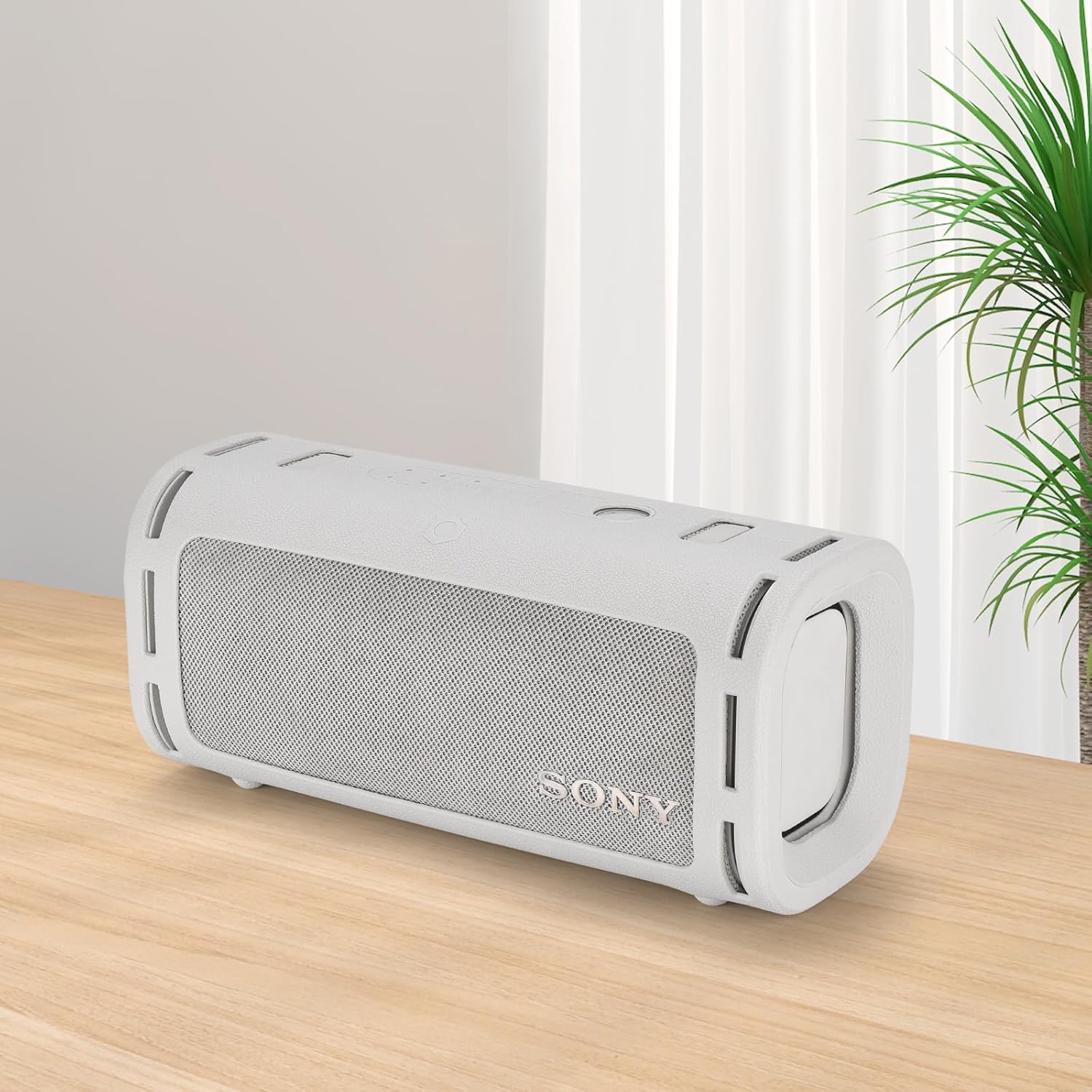 Shockproof Silicone Case Cover for Sony ULT Field 5 Speaker - Protective Skin Sleeve (Black/White) | Flexible & Durable - Image 3