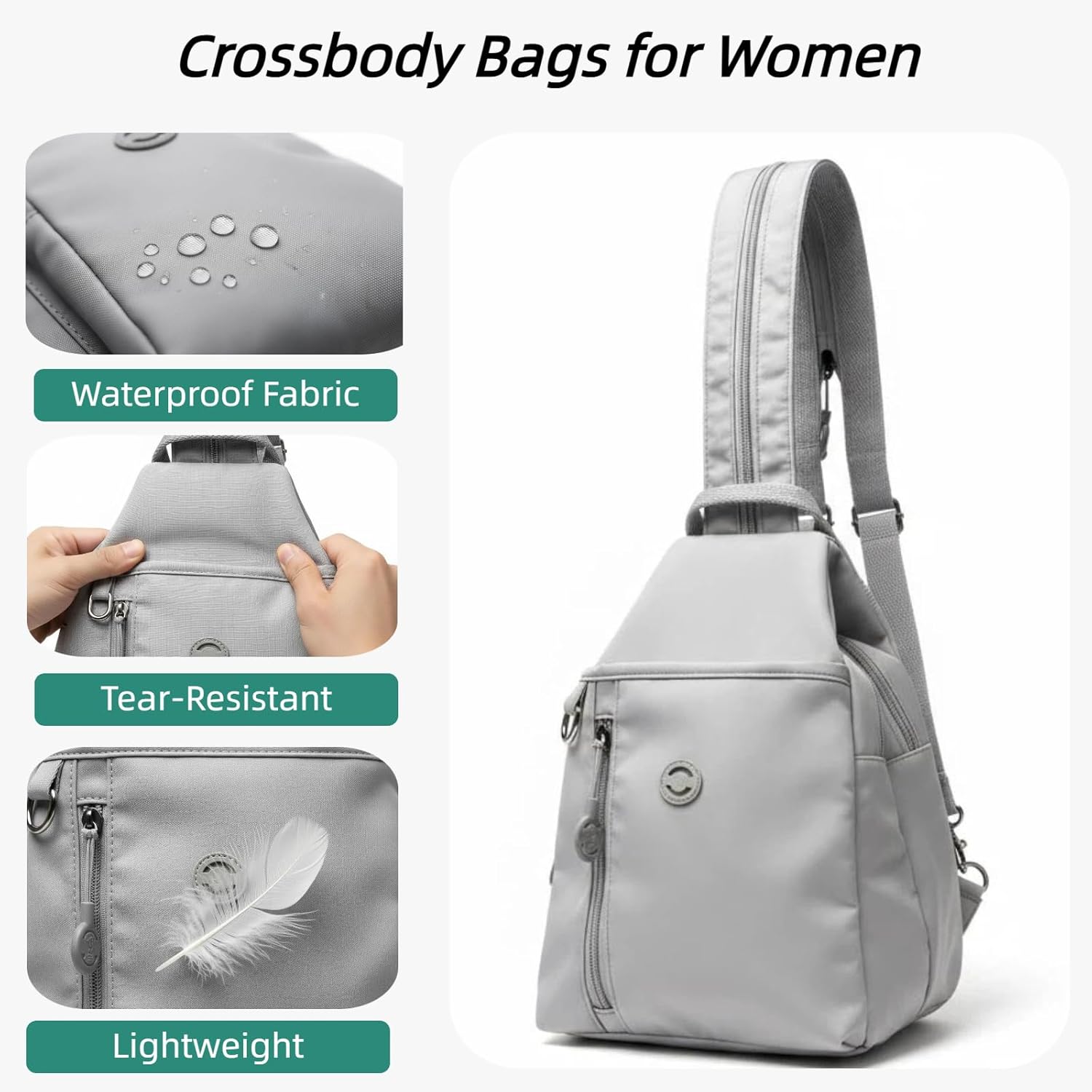 Convertible Sling Backpack.Backpack Purse for Women,Crossbody Bags for Women.Small Backpack for Daily Hiking Sport.