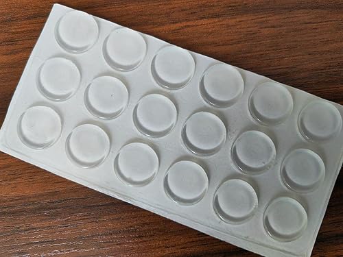 Almohadillas antideslizantes para mesa de vidrio, parachoques de mesa de vidrio para evitar deslizamientos, parachoques traseros autoadhesivos para