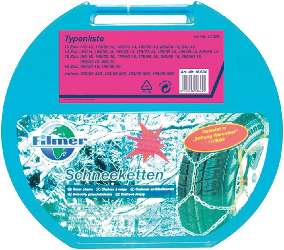 Filmer 19 Snow Chains Type KN60, 2 Pieces