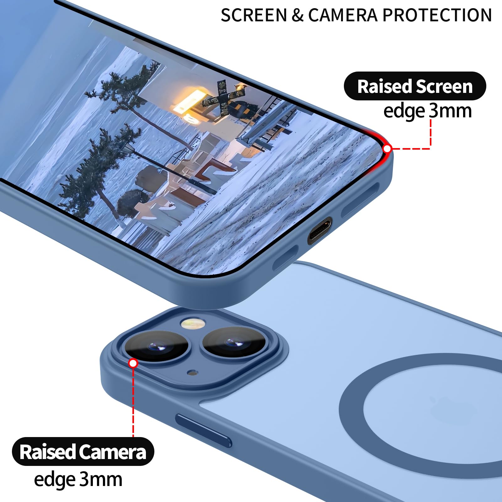 YUANDMI iPhone 14 Case Magnetic - Image 2