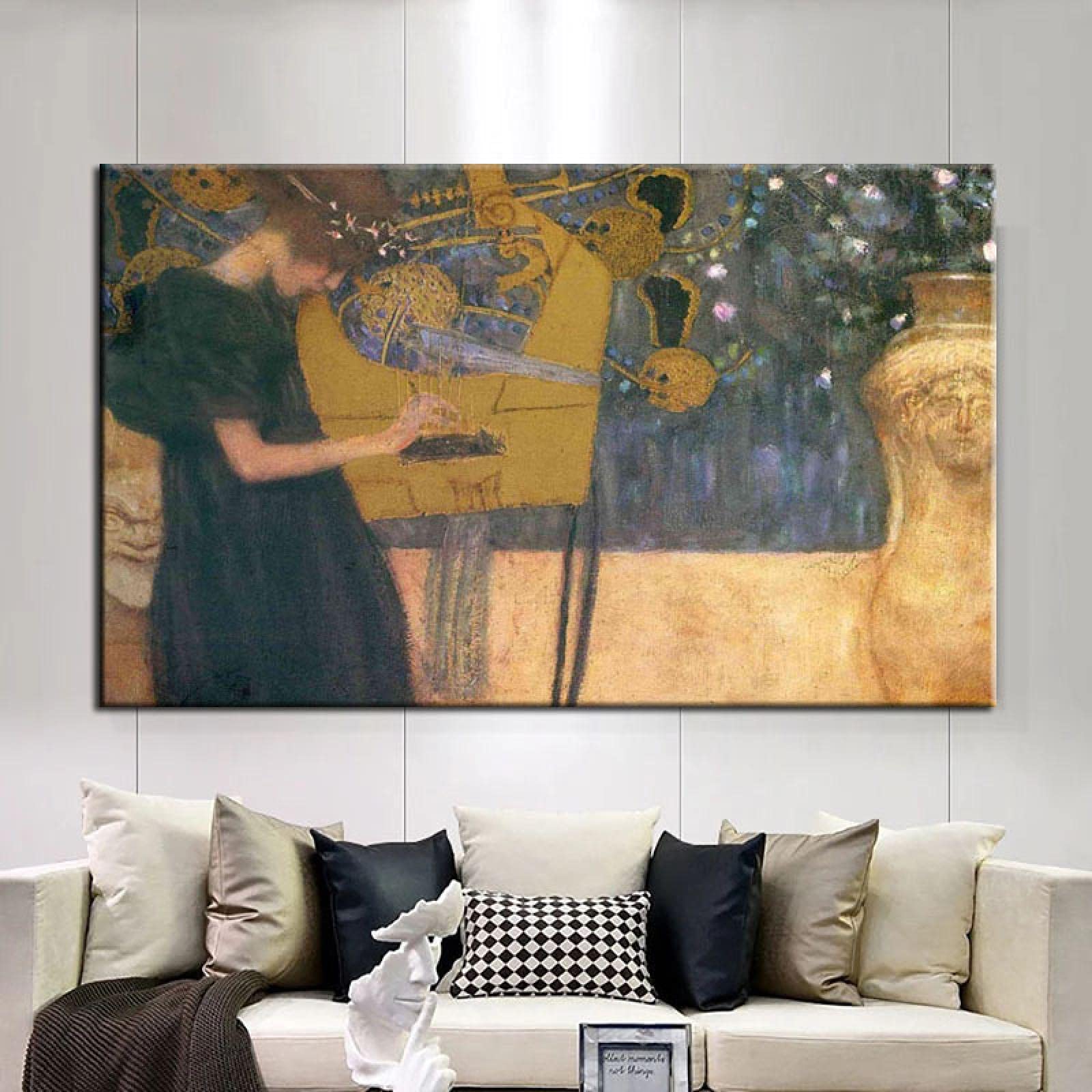 Amazon.co.jp: レトロな有名なグスタフクリムト音楽絵画現代