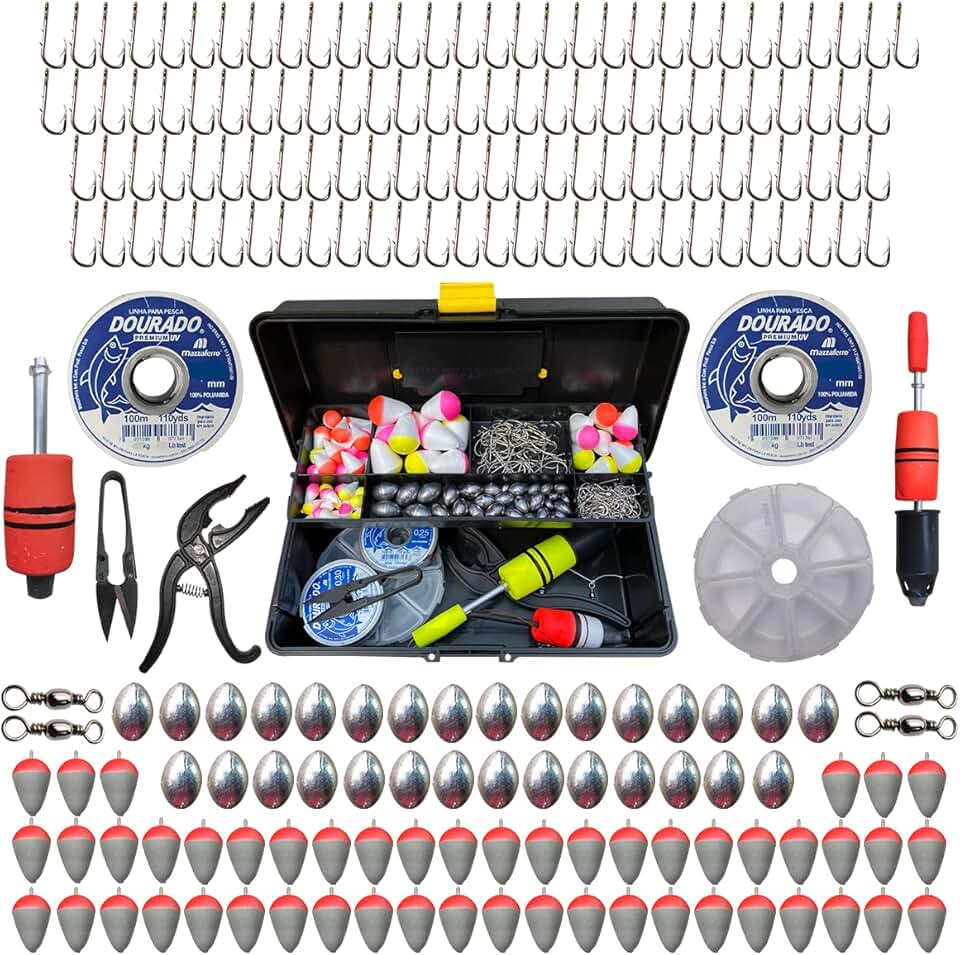 Maleta de Pesca Completa 207 Acessórios