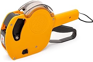 Motex MX-5500 Yellow Price Tag Gun - 1 Line, 8 Digits, Label Applicator