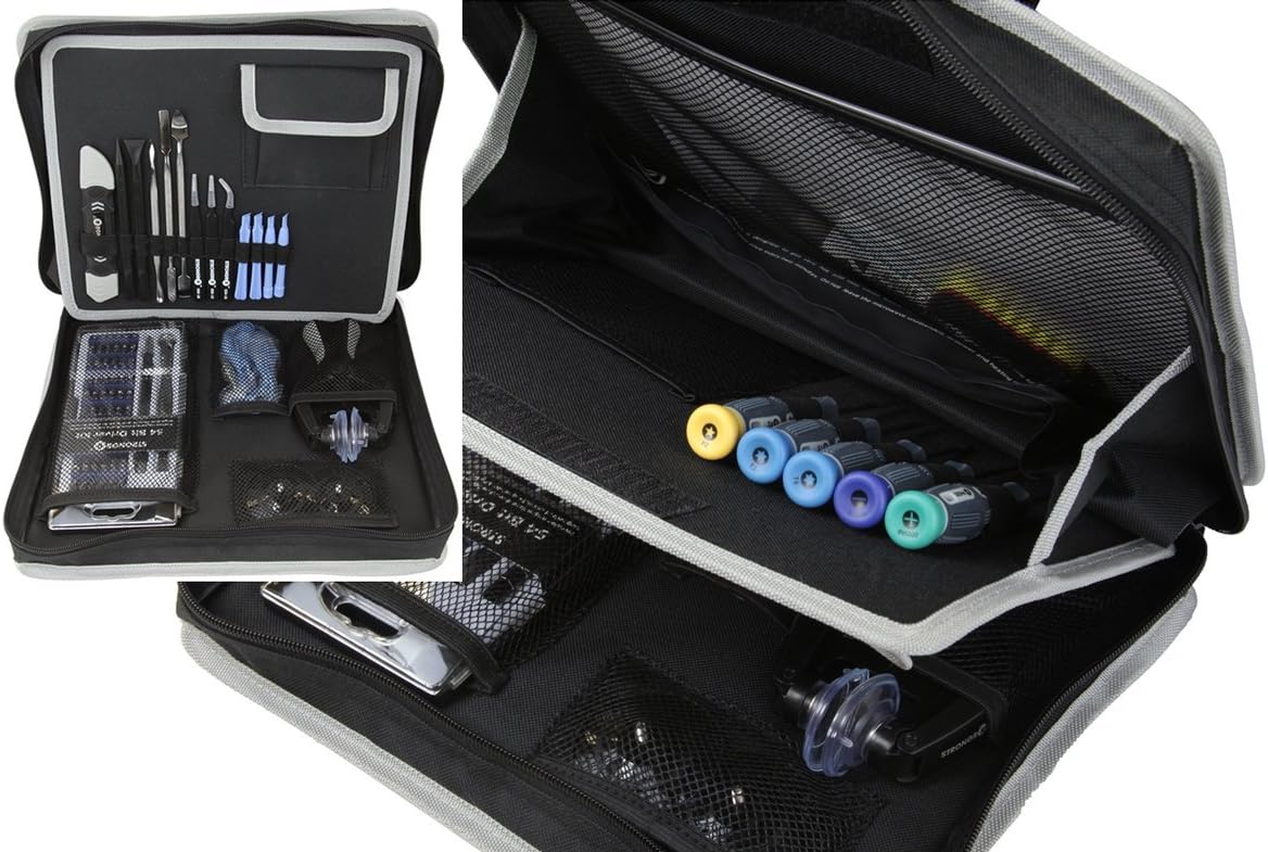 86 Pieces Premium Electronics Precision Repair Tool Set for Cell Phones, iPhones, Smart Phones, Tablets, Laptops, Computers, Games, and Electronics…