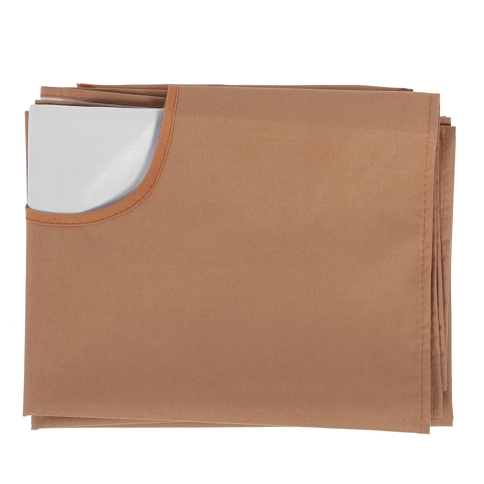 2 Pcs Beauty Salon Bed Sheets, Cotton Fabric Massage Table Sheets, Professional Massage Linens Bed Cover Breathable Oil Resistant Waterproof SPA Massage Table Cover Sheet for Spa(Dark Brown)