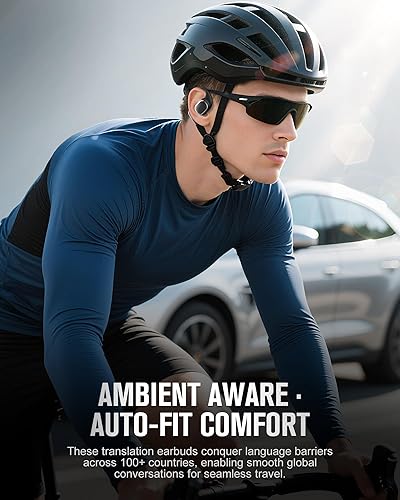 Miniatura 8 de SANSUI Auriculares de traducción AI en tiempo real, 6 en 1 Bluetooth 6.0 Auriculares traductores de idiomas, Audifonos Traductores Inglés Inglés,