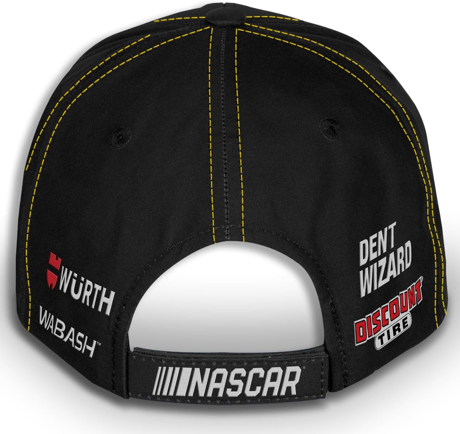 Checkered Flag Sports Ryan Blaney #12 NASCAR 2025 Adult Uniform Pit Sublimated Black Adjustable Hat