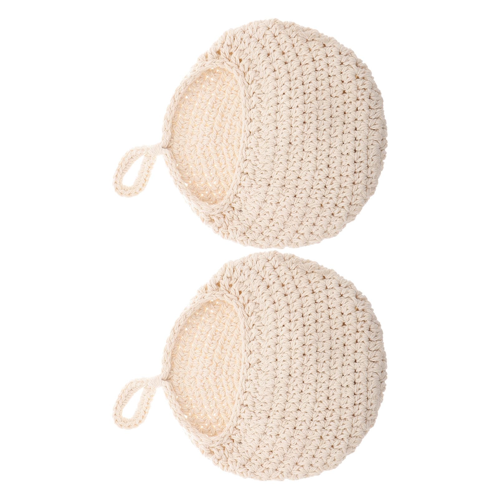 Cesta colgante de cuerda transpirable para conservar frutas frescas y ordenar utensilios