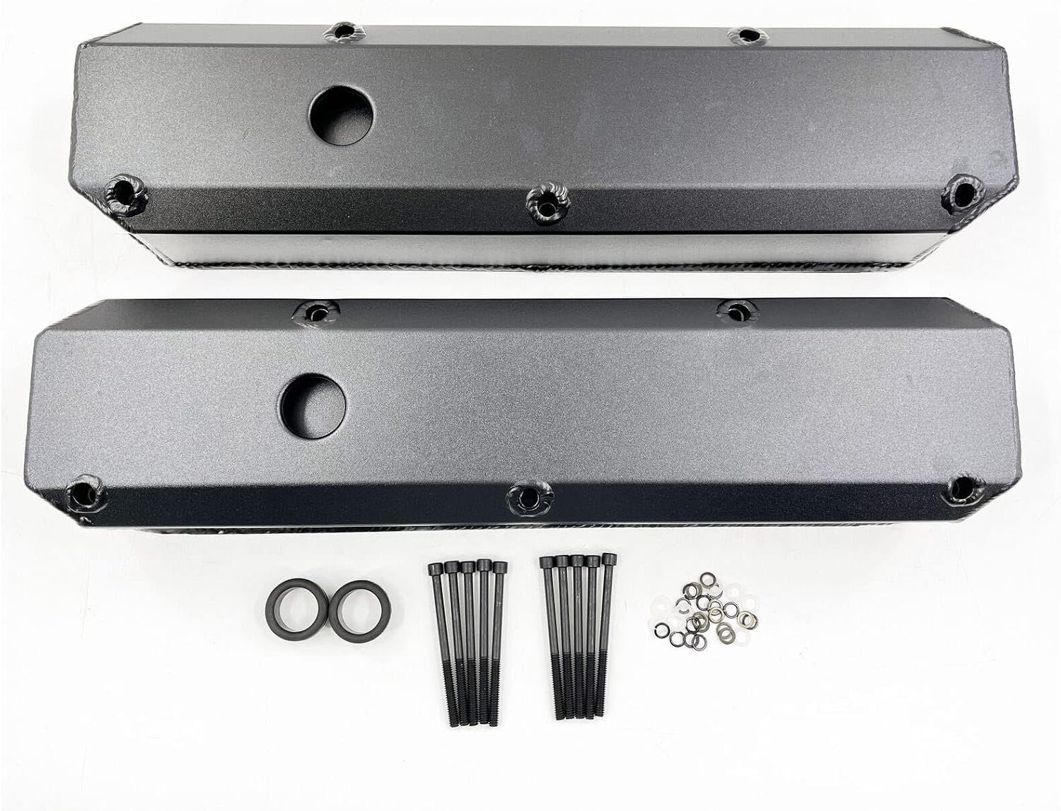 Aluminum Tall Valve Cover for Small Block Chrysler Mopar 318 340 360 Black