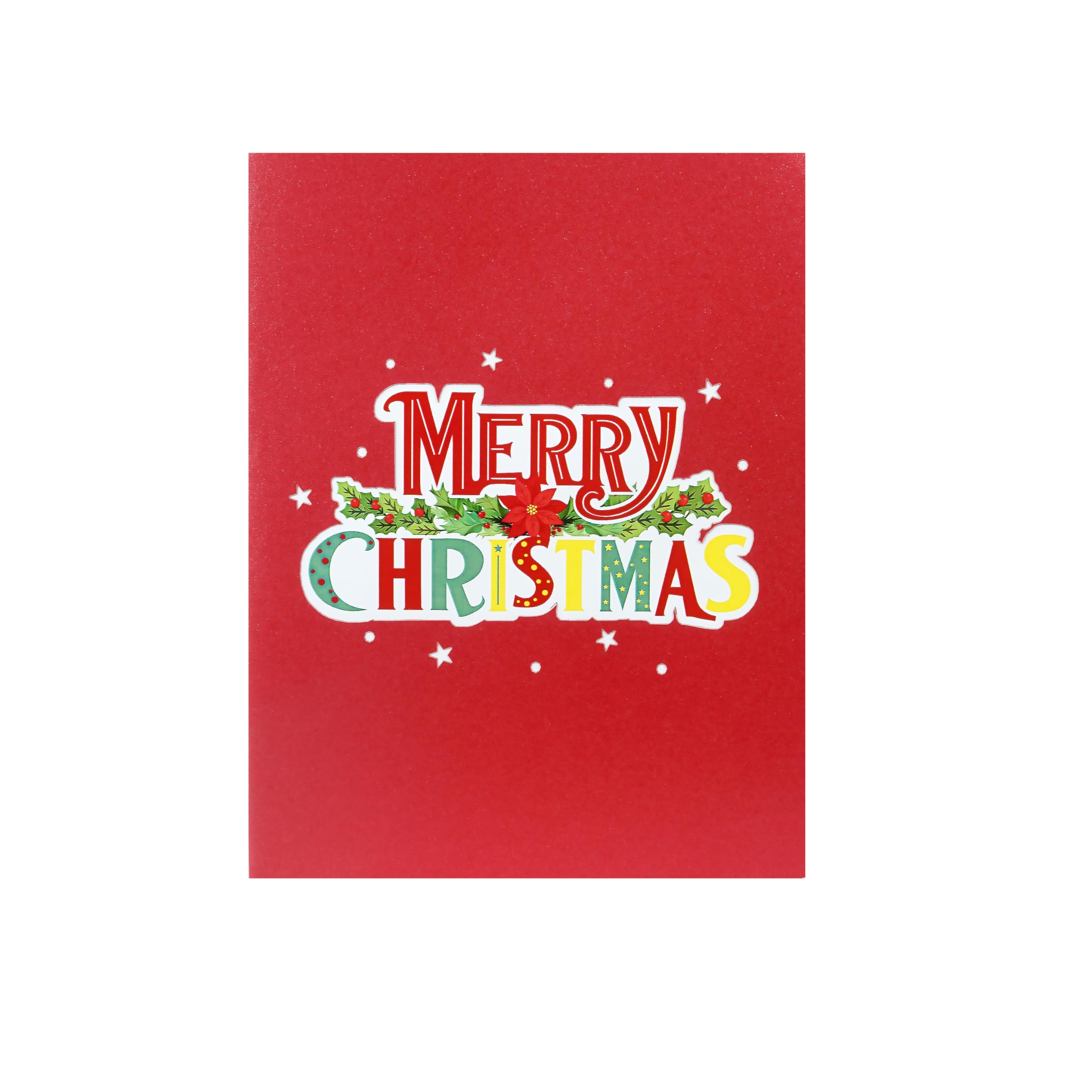 Crafted Memories 3D Christmas Train Pop Up Card – Large Santa Sleigh & Reindeer Holiday Greeting Card – Festive Xmas Card for Kids & Family with Envelope — image 1