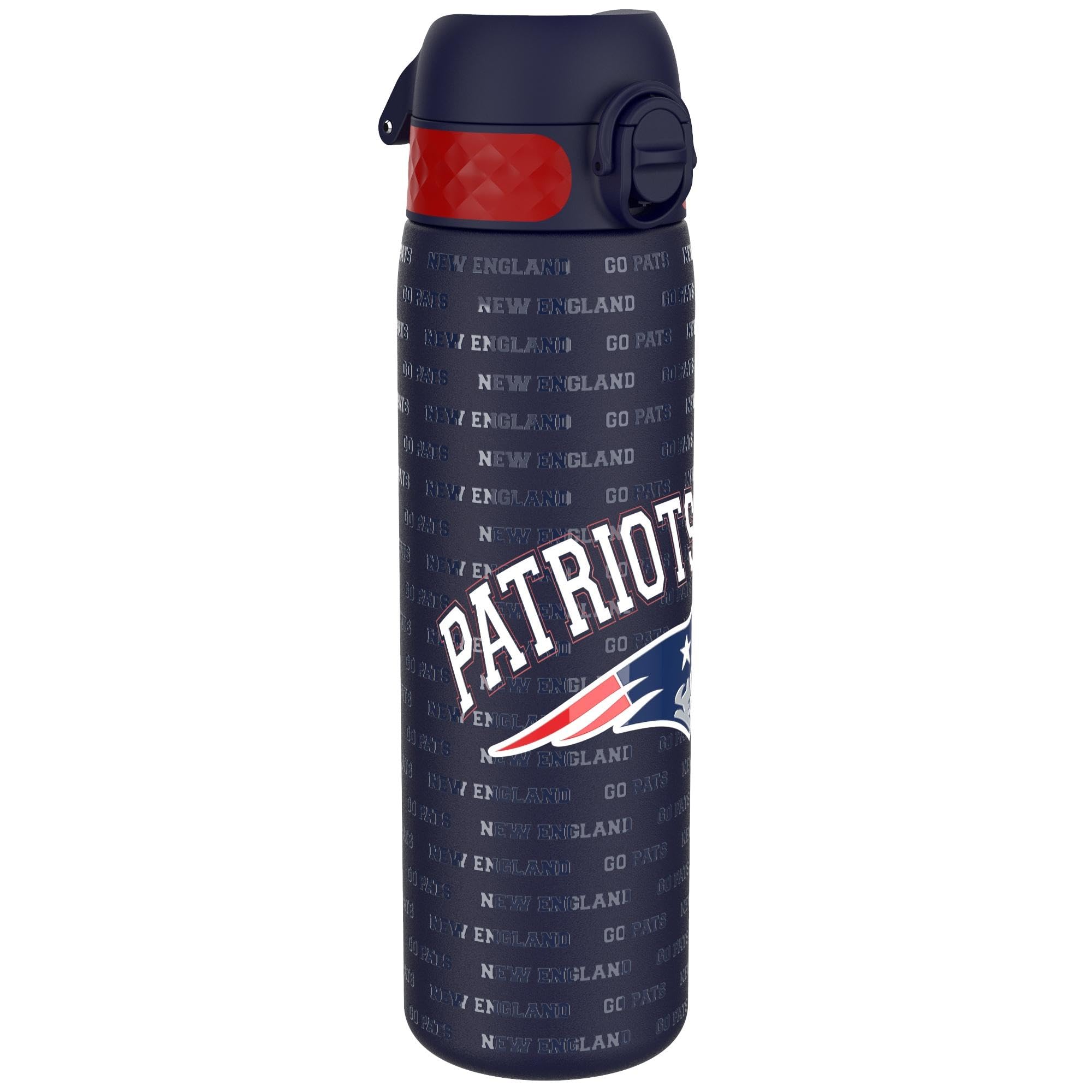 Ion8 Leak Proof Nfl Water Bottle, Stainless Steel, New England Patriots, 600Ml (20Oz)