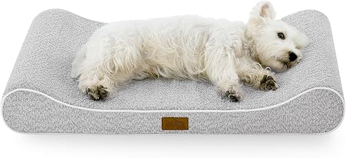 Miniatura 12 de Cama ortopédica para perros grandes de hasta 90 libras, funda extraíble lavable con forro impermeable y parte inferior antideslizante, colchón