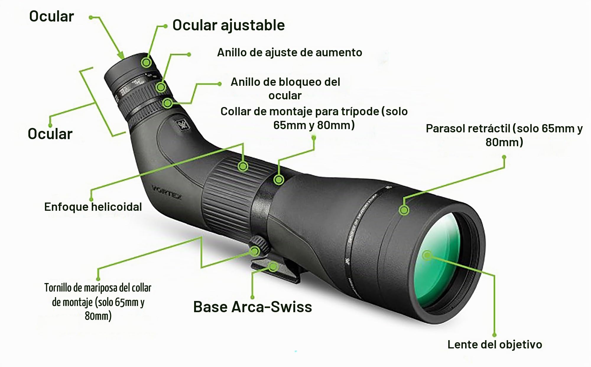 Vortex Optics Crossfire HD - Gafas de Seguimiento