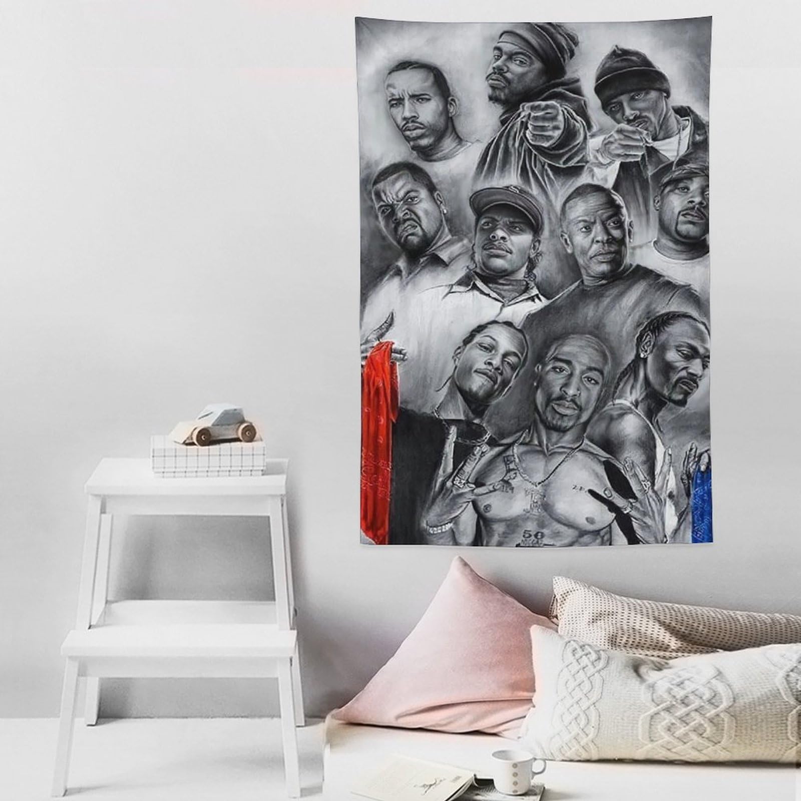 Poster da parete con cantante rap hip hop e stelle (29), decorazione per la casa, decorazione per la casa, 152,4 x 228,6 cm