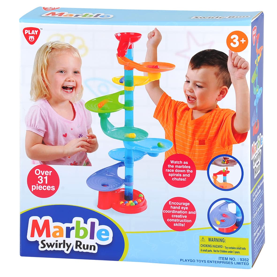 PlayGo Marble Swirly Run 31pcs