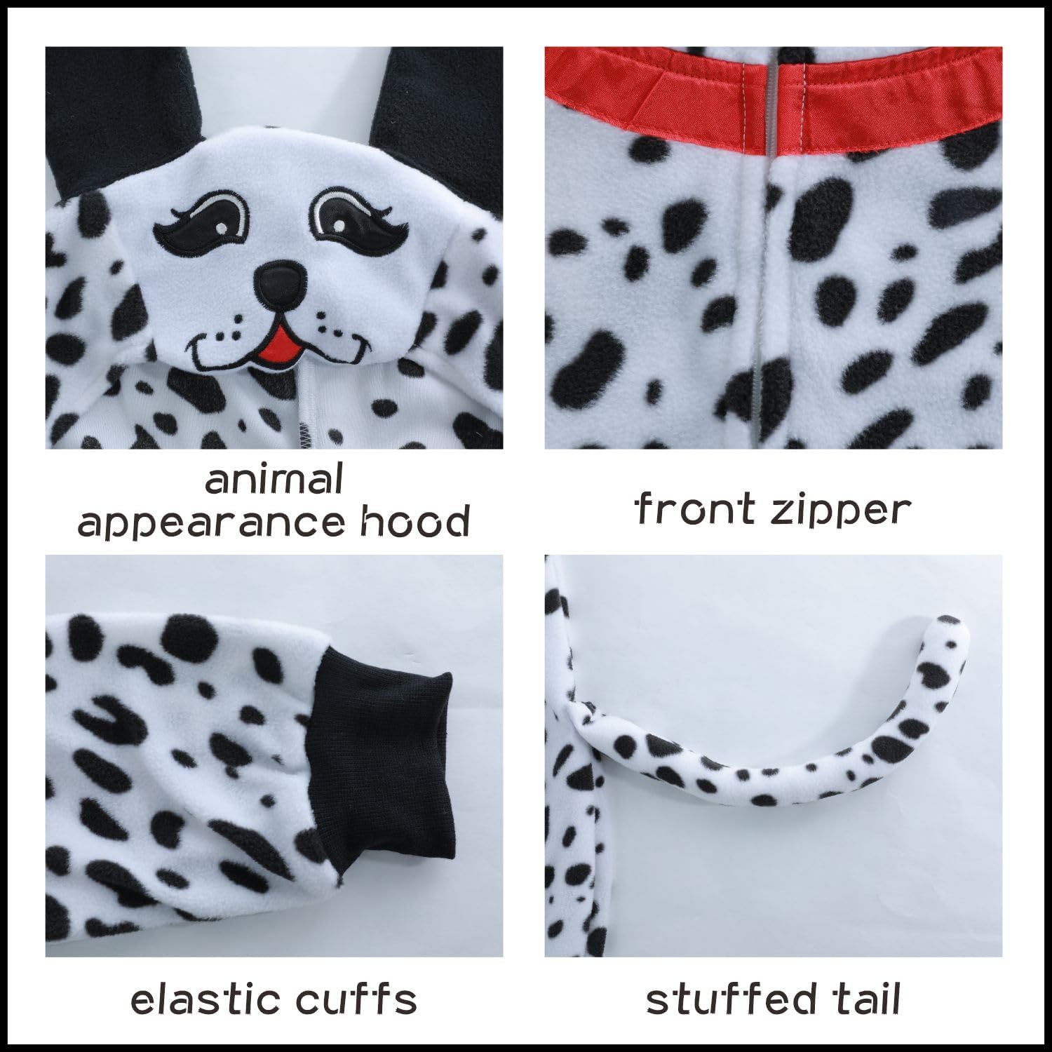 Leadtex Unisex Kids Animal Oneise, Animal Costume Kids Halloween Cosplay Costume for Girls Boys - Image 6