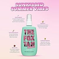 Vista 2 de The Fox Tan Bruma de bronceado rápido, acelerador de bronceado para bronceados más oscuros y rápidos, crea una piel bronceada dorada e impecable