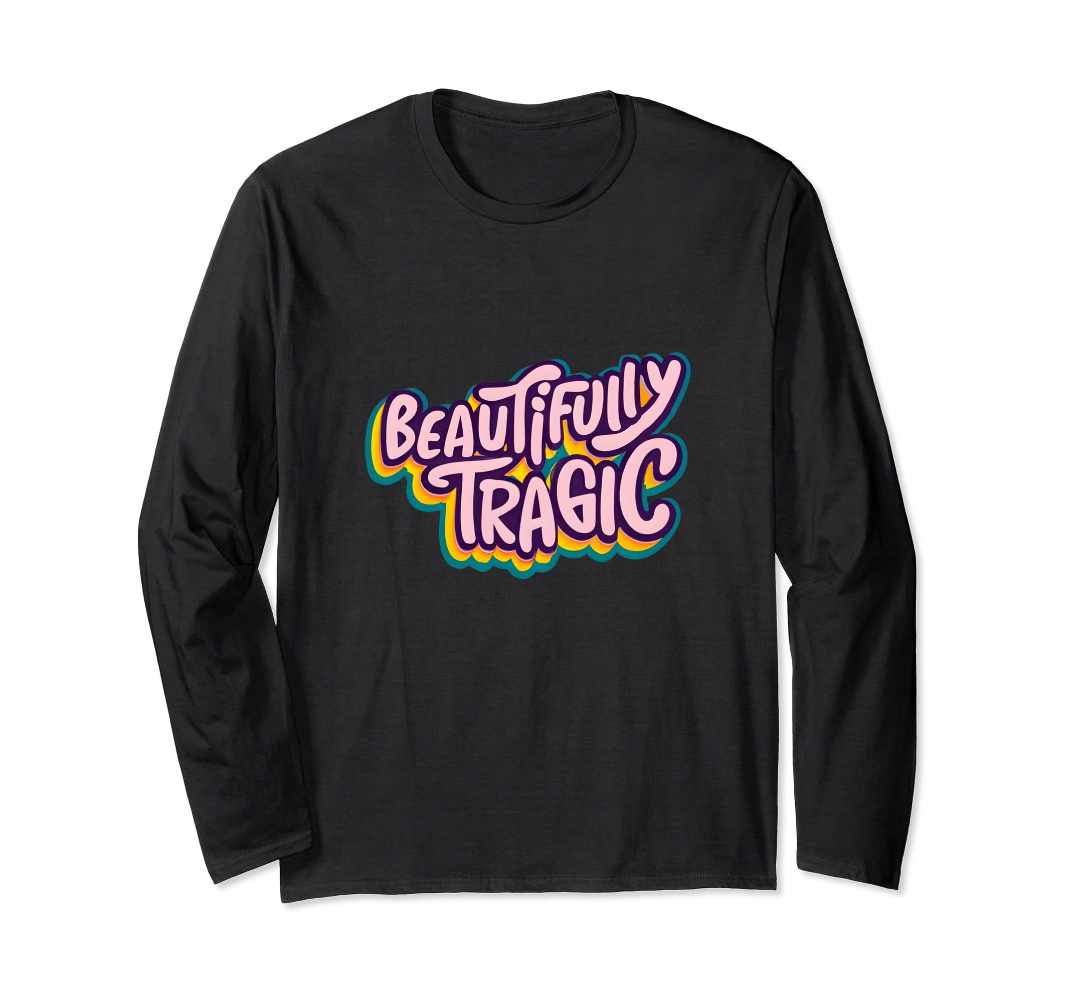 Stage NotesWicked Elphaba Beautifully Tragic Graffiti Long Sleeve T-Shirt