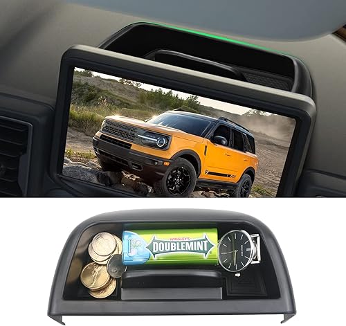 Miniatura 2 de YEE PIN Bronco Sport - Bandeja de tablero para consola central Bronco Sport 2021, 2022, 2023, 2024, bandeja de almacenamiento para accesorios Bronco