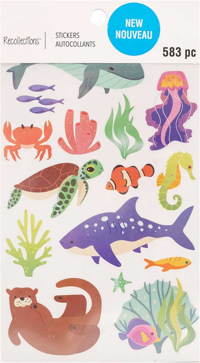 Sea Life Sticker Book by Recollections™