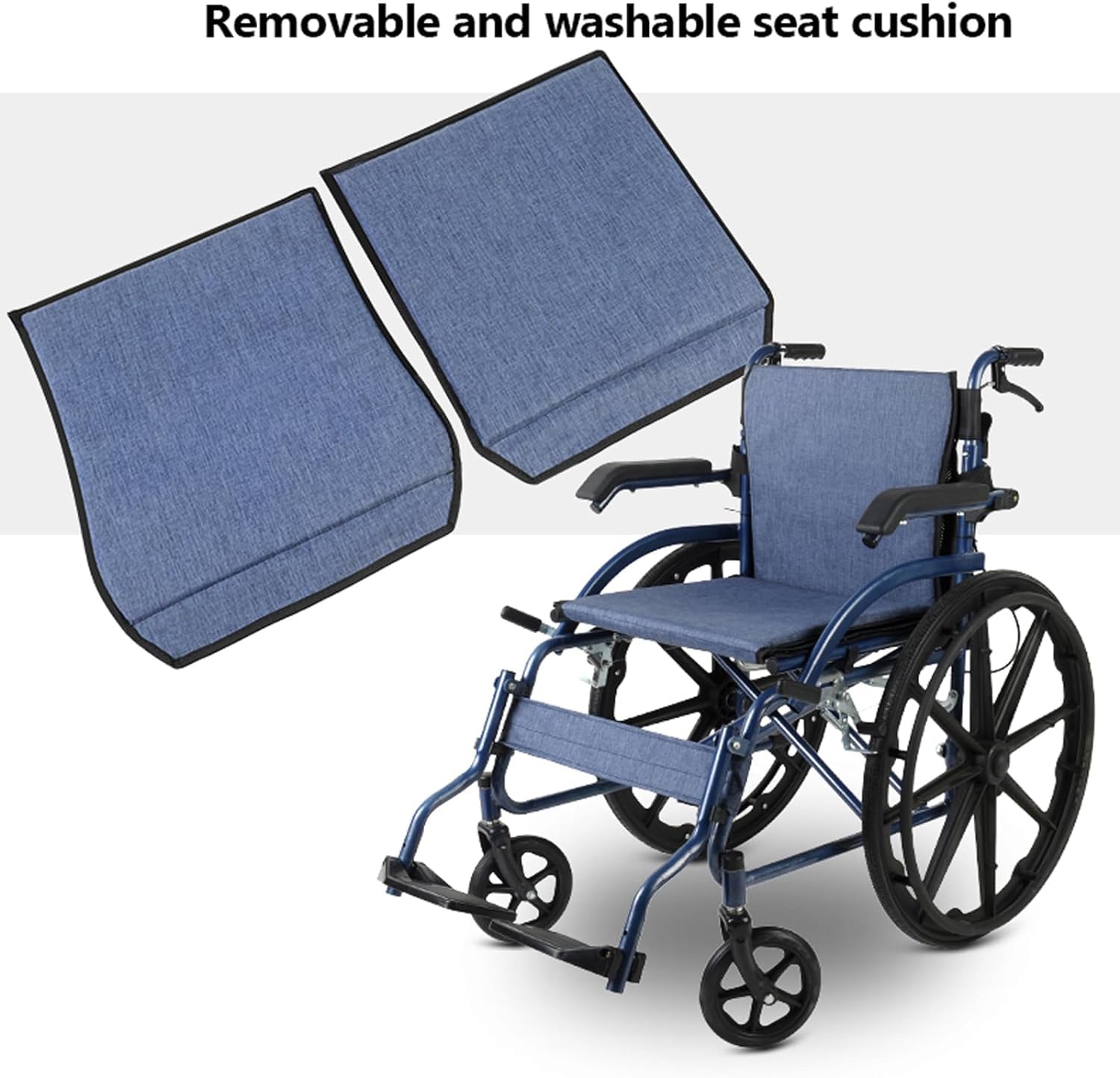 Wózek inwalidzki Rolstoel All Terrain Transportrolstoelen Hoge prestaties Lichtgewicht rolstoel Handmatige transportstoel Sportrolstoel wygodne