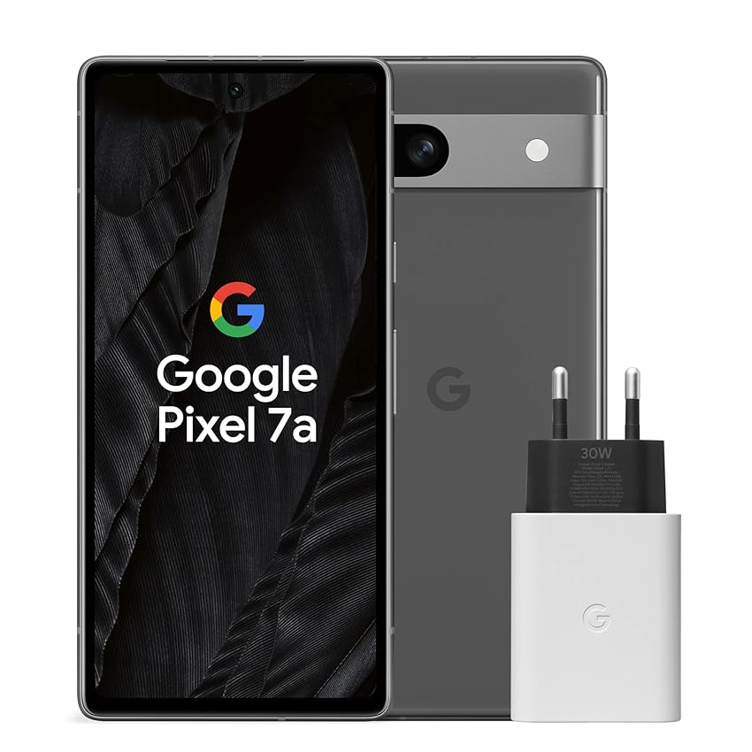 Immagine del prodotto Google Pixel 7a con Caricatore - Cellulare 5G Android sbloccato con grandangolo - Grigio antracite