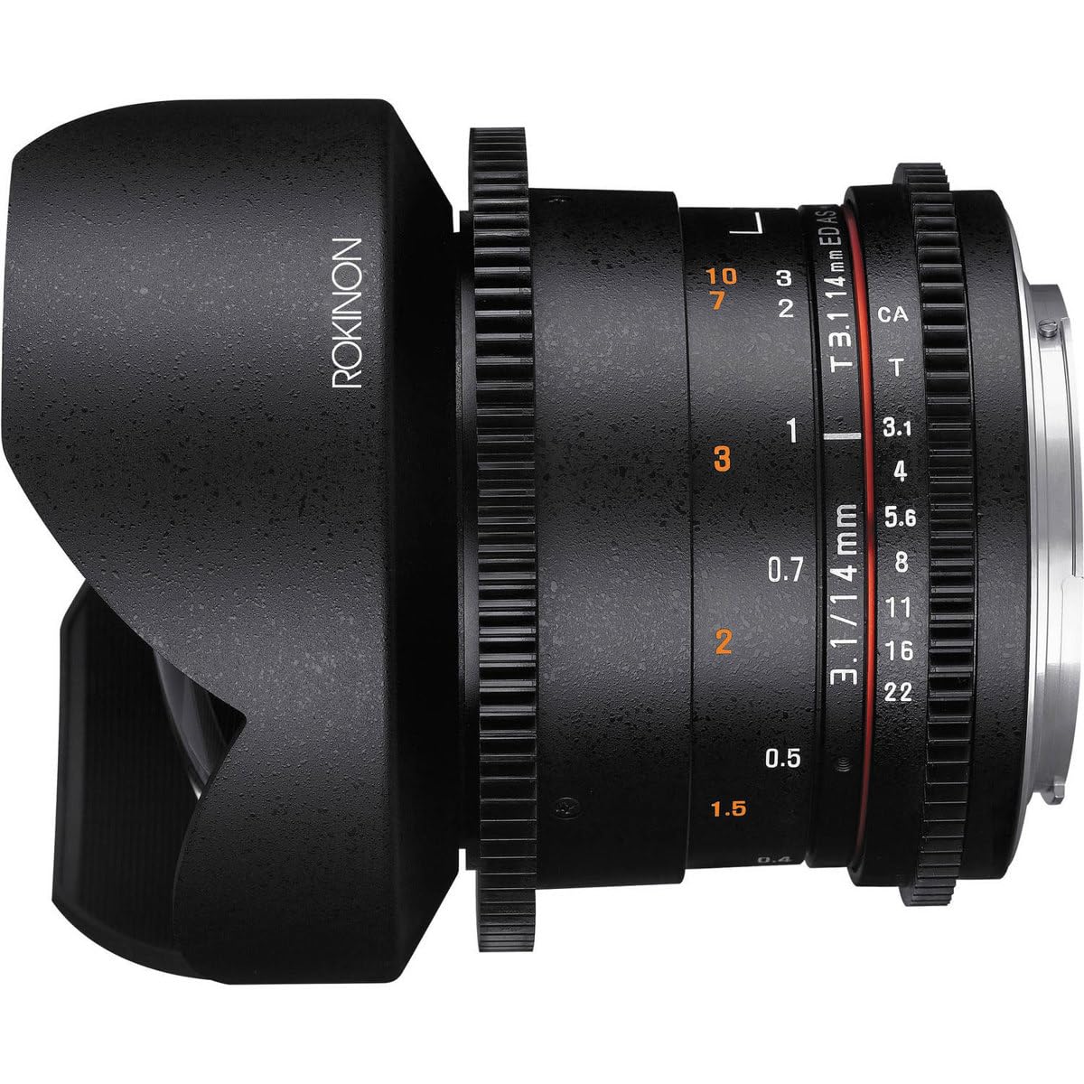 Rokinon Cine DS 14?mm t3.1?Ed as if UMCフルフレームCine Wide Angle Lens for Canon EF フルサイズ DS14M-NEX Amazon.com : Rokinon Cine DS DS14M-C 14mm T3.1 ED AS IF UMC Full